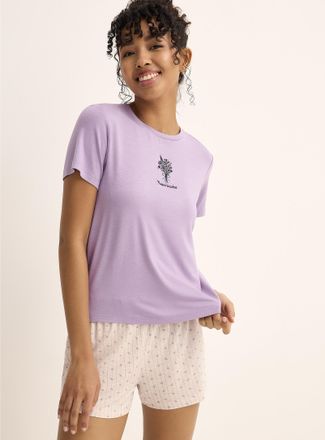 Twik Womens Adorable pattern supple pyjama shorts