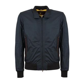STEWART Etere Jacket - Heren - Bomber jackets - Blauw - M - Leer - Jassen