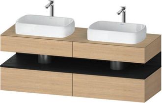 Duravit Qatego Consola Mueble Bajo Lavabo, 2 Extensiones, 2 - Duravit