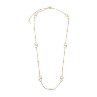 Valentino Garavani Necklaces, male, Yellow, Size: ONE SIZE Metallic Necklace