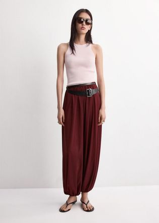 Mango Top maglia sottile avvitato rosa pastello - Donna - XXS - MANGO