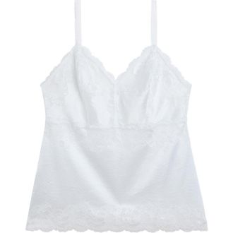 Wacoal Modern Affair Lace Camisole in White at Nordstrom, Size X-Large