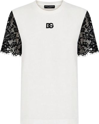 Dolce & Gabbana Mujer, Camisetas, Blanco, Talla: XS