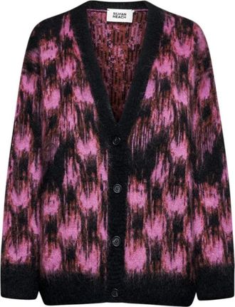 Silvian Heach Cardigan met contrasterend verloopeffect - Dames - Vesten - Veelkleurig - 2XS - Wol - Truien & Vesten