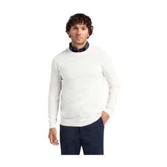 Brooks Brothers Cotton Jumper - male - Brooks Brothers - Round-neck Knitwear - White - XL - Knitwear