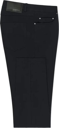 Roberto Ricci Design Slim-fit Broeken - Heren - Slim Fit Broeken - Zwart - L - Leer - Broeken