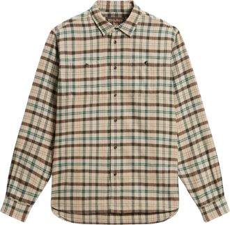 Woolrich Warren Checked Cotton Flannel Shirt