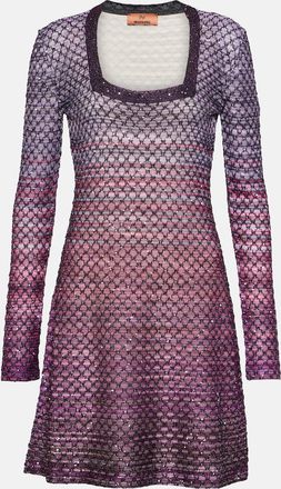 Missoni Knitted lame minidress