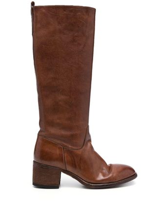 Officine Creative Denver 116 60mm high boots - Brown