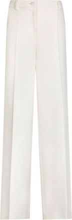 Dolce & Gabbana tailored wide-leg trousers - women - Spandex/Elastane/Rayon - 42 - White