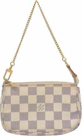 Louis Vuitton White Pouch (Pre-Owned)