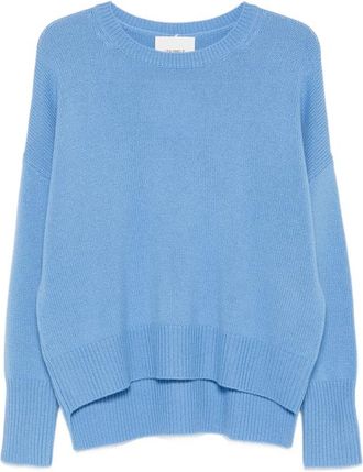 Lisa Yang Mila Ribbed-knit Crew-neck Sweater