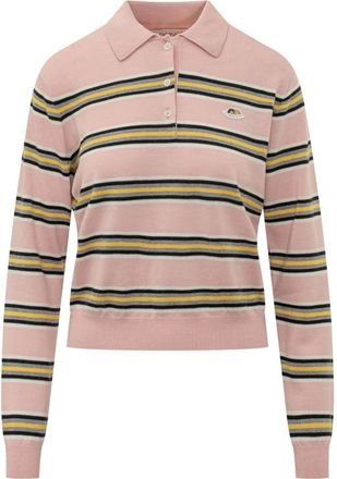 Fiorucci Angel Patch Polo - Dames - Polos - Roze - S - Tops