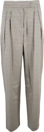 Twinset Pantalones Anchos Classico - Trousers - Mujer - Beige - S