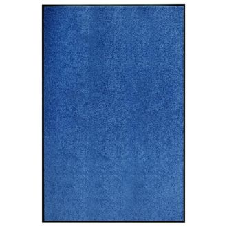 Berkfield Home Doormat Washable Blue 120x180 cm