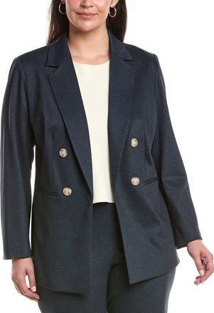 Anne Klein Plus Notch Collar Blazer