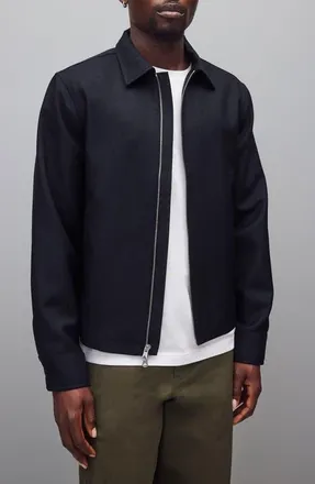 Reigning Champ Venue Wool Twill Jacket in Navy at Nordstrom, Size Xx-Large