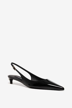 Dolce & Gabbana Slingback-Pumps aus Lackleder Lollo 30