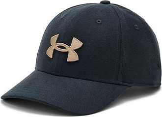 Under Armour Blitzing Low Brushed Adjustable Mens Hat Beanies Anthracite/Camel, Cotton
