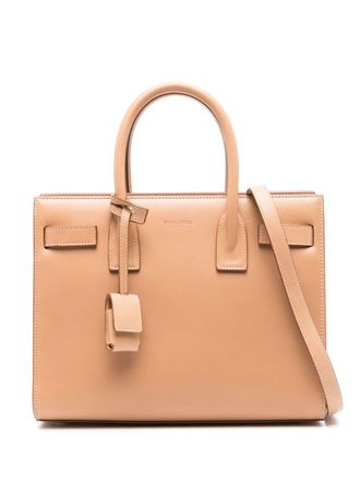 Saint Laurent Sac de Jour leren shopper - Bruin