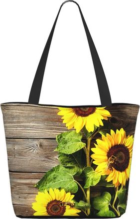 AOOEDM Autumn Sunflowers (2) Ladies Shopping Bag 13x11x7in.The Perfect ValentineS Day Gift.It Is The Best ValentineS Day Gift For Mom, Daughter, Wife,Etc