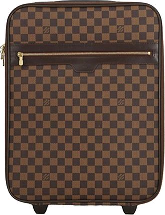 Louis Vuitton Coated Canvas Damier Ebene Pegase 45