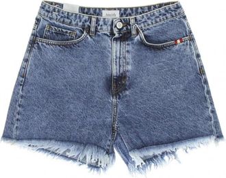 Amish Denim Shorts - Dames - Denim shorts - Blauw - W29 - Denim - Korte Broeken