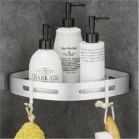 OEM Estante De Ducha Sin Taladrar, De Metal Inoxidable Con 2 Ganchos, Pr&aacute;ctico Y Elegante Para El Ba&ntilde;o - Crezuo