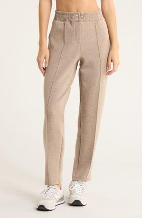 Spanx Brushed AirEssentials Slim Straight Leg Pants in Birch Heather at Nordstrom Rack, Size X-Small