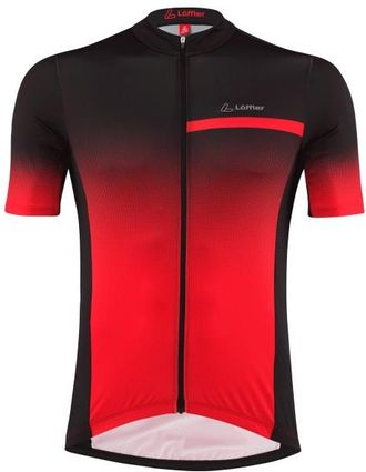 LOEFFLER Bike Jersey Full-Zip Coogan Mid Velotrikot f&uuml;r Herren | rot