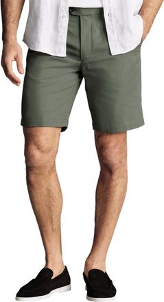 CHARLES TYRWHITT Cotton Linen Shorts
