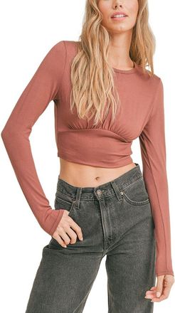 Sadie & Sage Cielo Gathered Banded T-Shirt