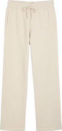 Cole Buxton Logo-embroidered Straight-leg Sweatpants - Sand - XL