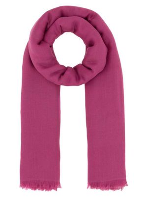 Max Mara Pink Solid Scarf