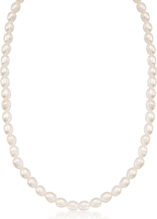 Ross-Simons 4-4.5mm Cultured Pearl Necklace With 14kt Yellow Gold