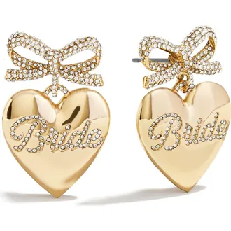 BaubleBar Bride to Be Drop Earrings in Gold at Nordstrom