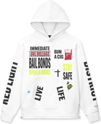 Rta Jordan Underground Graphic Hoodie in White Underground at Nordstrom Rack, Size X-Small