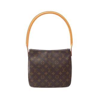 Louis Vuitton Pre-owned Monogram Canvas Shoulder Bag - Dames - Pre-owned - Bruin - Maat: ONE Size Leer