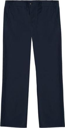 Fortela Reno Herringbone Cotton Trousers in Blue at Nordstrom, Size 34 Eu