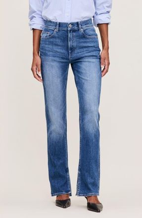 DL1961 Patti Side Slit Straight Leg High Rise Jeans in North Current Vintage at Nordstrom Rack, Size 27