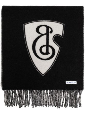 Burberry B Shield reversible scarf - Neutrals