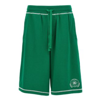 Dolce & Gabbana Hombre, Pantalones cortos, Verde, Talla: L