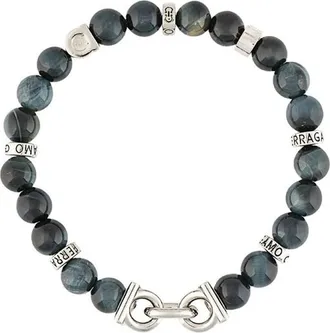 Ferragamo Semi-precious Stone And Gancini Bracelet