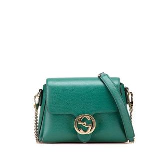 Gucci Pre-owned Cross Body Bags, female, Green, Size: ONE SIZE Pre-owned Crossbody Bag
