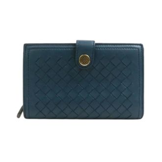 Bottega Veneta Pre-owned Wallets, unisex, Blue, Size: ONE SIZE Pre-owned Vintage Wallet