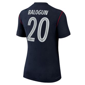 Nike Folarin Balogun USMNT 2026 Match Away Nike Womens Dri-FIT ADV Soccer Jersey in Blue | NN203943381-USM