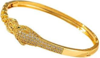 Generic High End Stainless Steel Bracelet Female No Fading Fashion Versatile Commuting Open Pearl Earrings And Necklace (Gold, One Size)