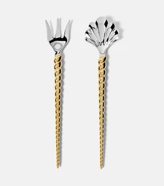 L'OBJET x Jessica McCormack stainless steel serving set