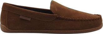 Ralph Lauren heren mocassin pantoffel - - Heren - Loafers - Bruin - 41 EU - Su&egrave;de - Schoenen