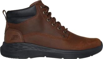 Skechers Klassieke comfortlaarzen met memory foam - Heren - Veterlaarzen - Bruin - 45 EU - Schoenen
